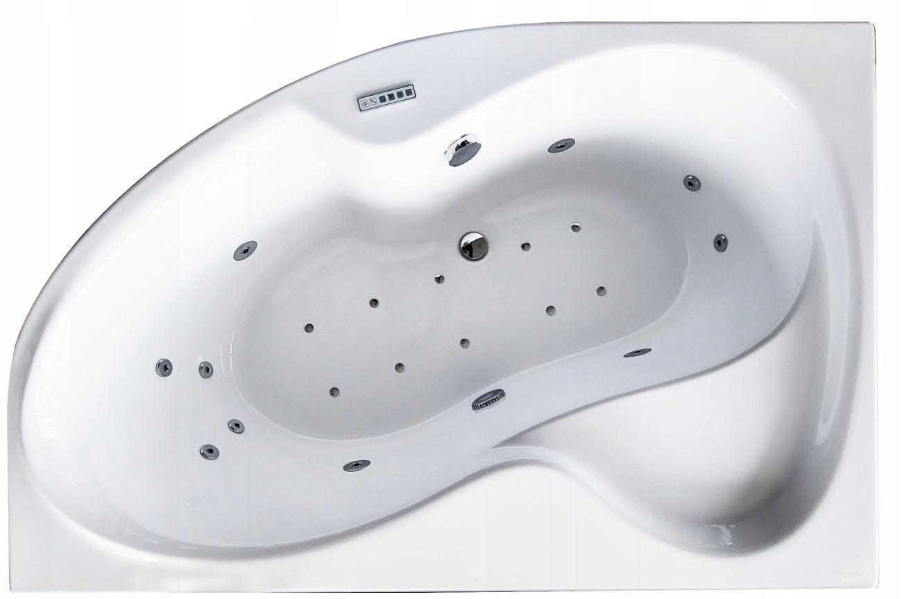 Rohová Vana S Hydromasáží Rosa 170x105 Auto-odvlhčování Polsko Výrobce