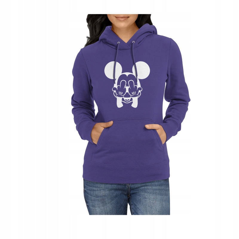 

Bluza damska Mickey f*ck it, fioletowa L