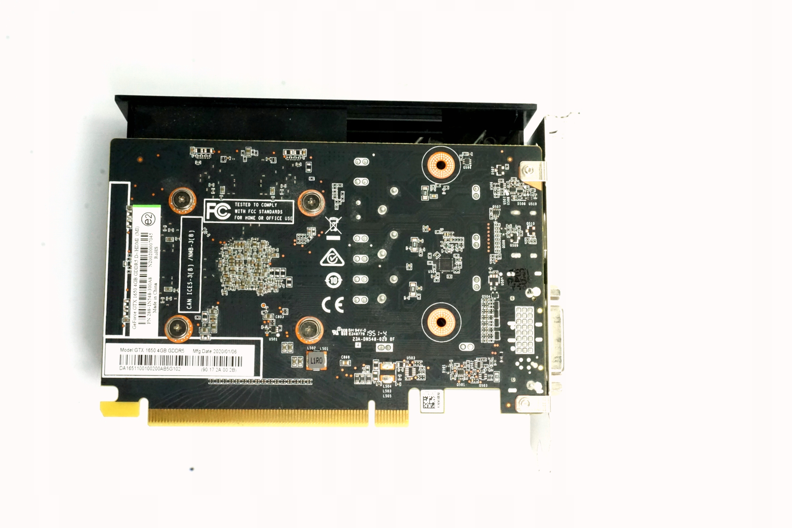 KARTA GEFORCE GTX1650 4GB HDMI DVI Producent HP