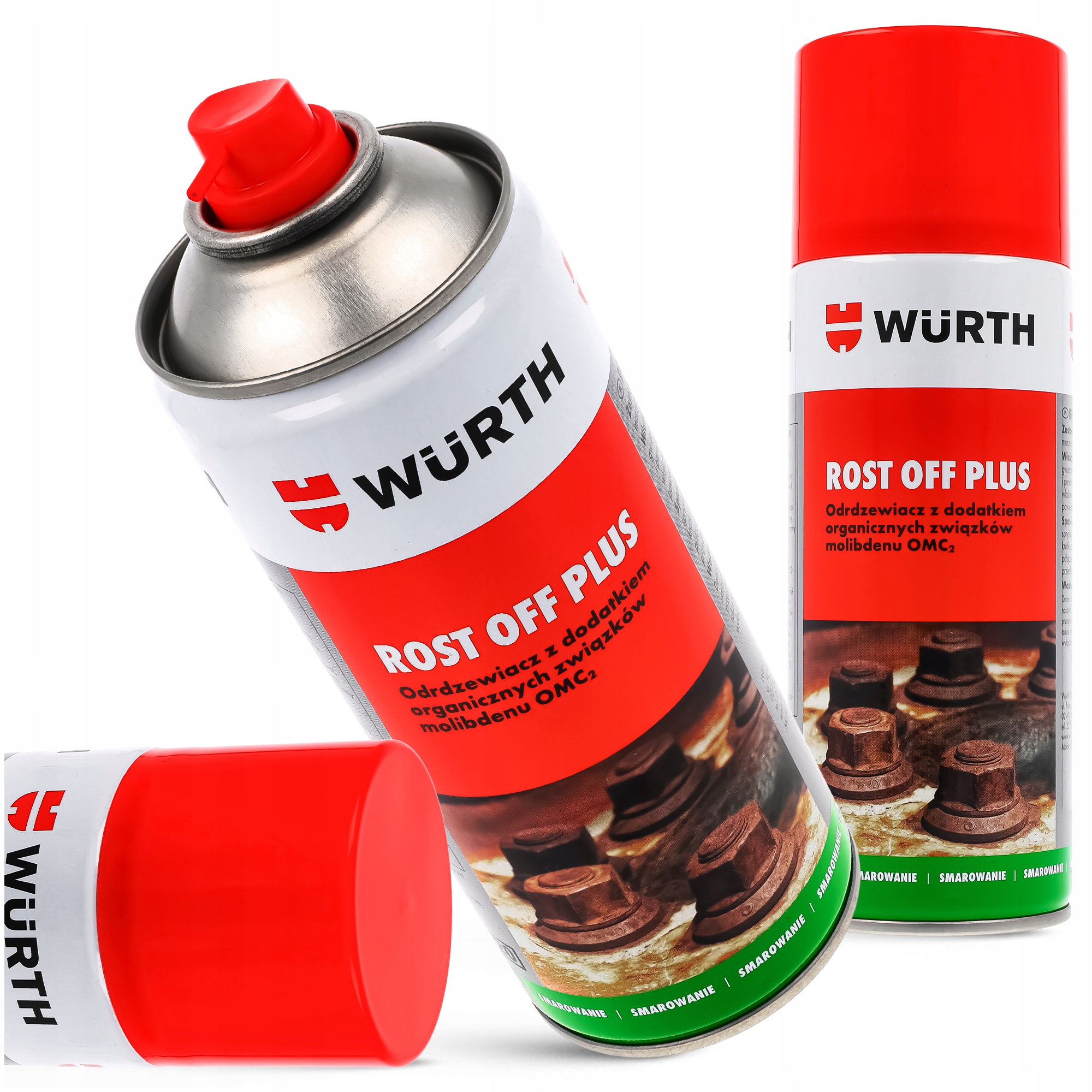 Odrdzewiacz Śrub Neutralizator Wurth Spray Usuwa Rdzę 400ml Rost-off Plus
