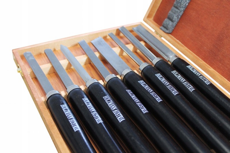 DŁUTA NOŻE TOKARSKIE DO DREWNA ZESTAW 8 DŁUT HSS Kod producenta H8TLG