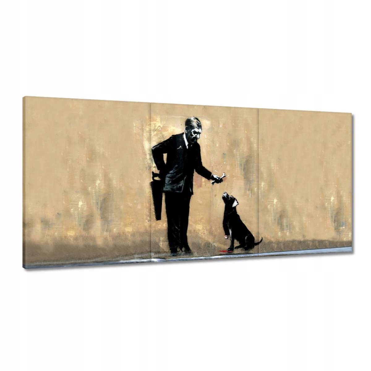 Obrazy 180x90 Banksy Dobrý psík Pes