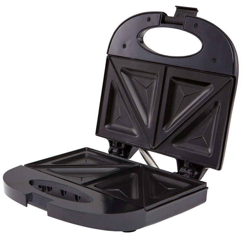 TOSTER OPIEKACZ DO KANAPEK TOSTÓW SANDWICH 850W NIEPRZYWIERAJĄCA POWŁOKA Marka bez marki