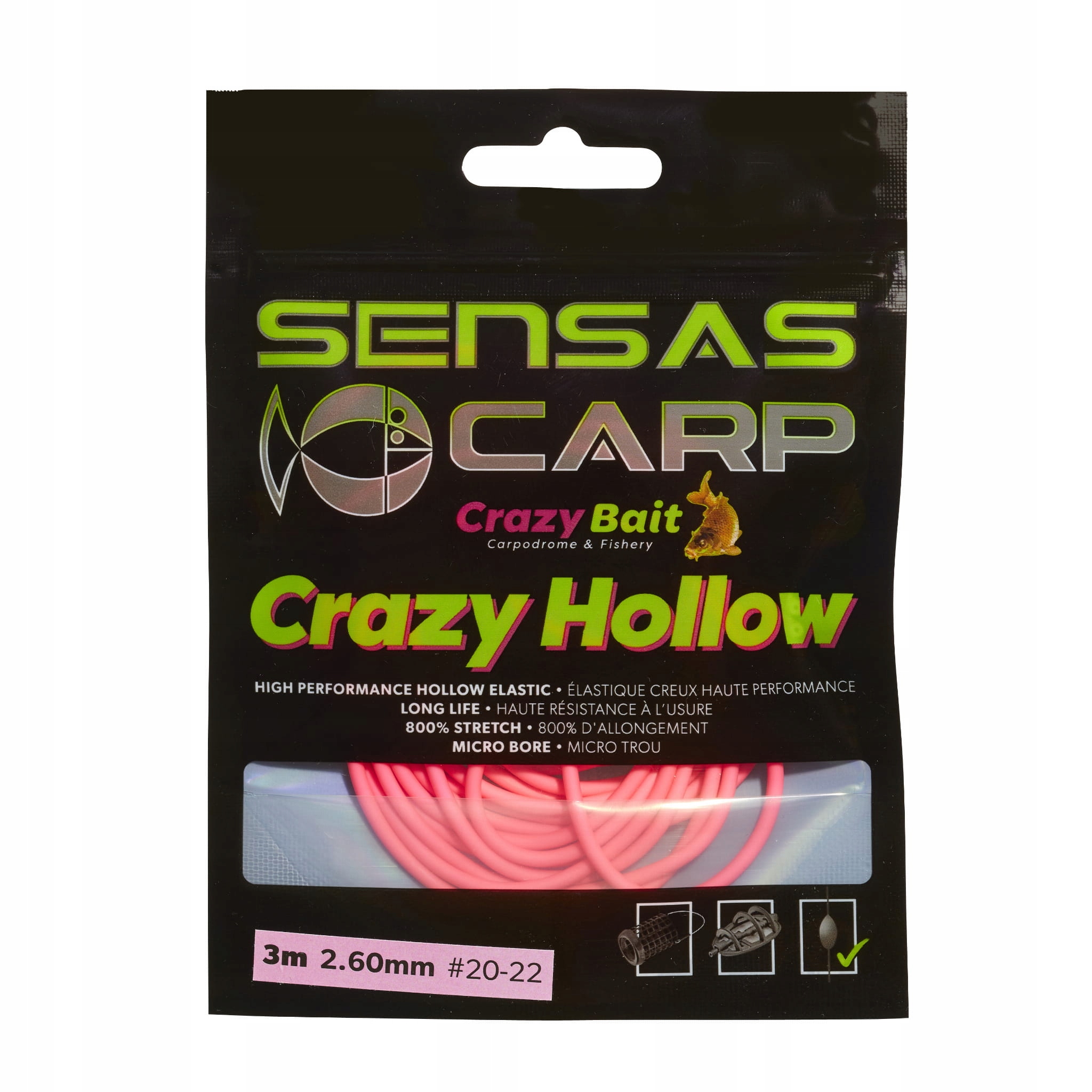 Guma Sensas Crazy Hol. Soft 800% 2,60 Rose 5 M