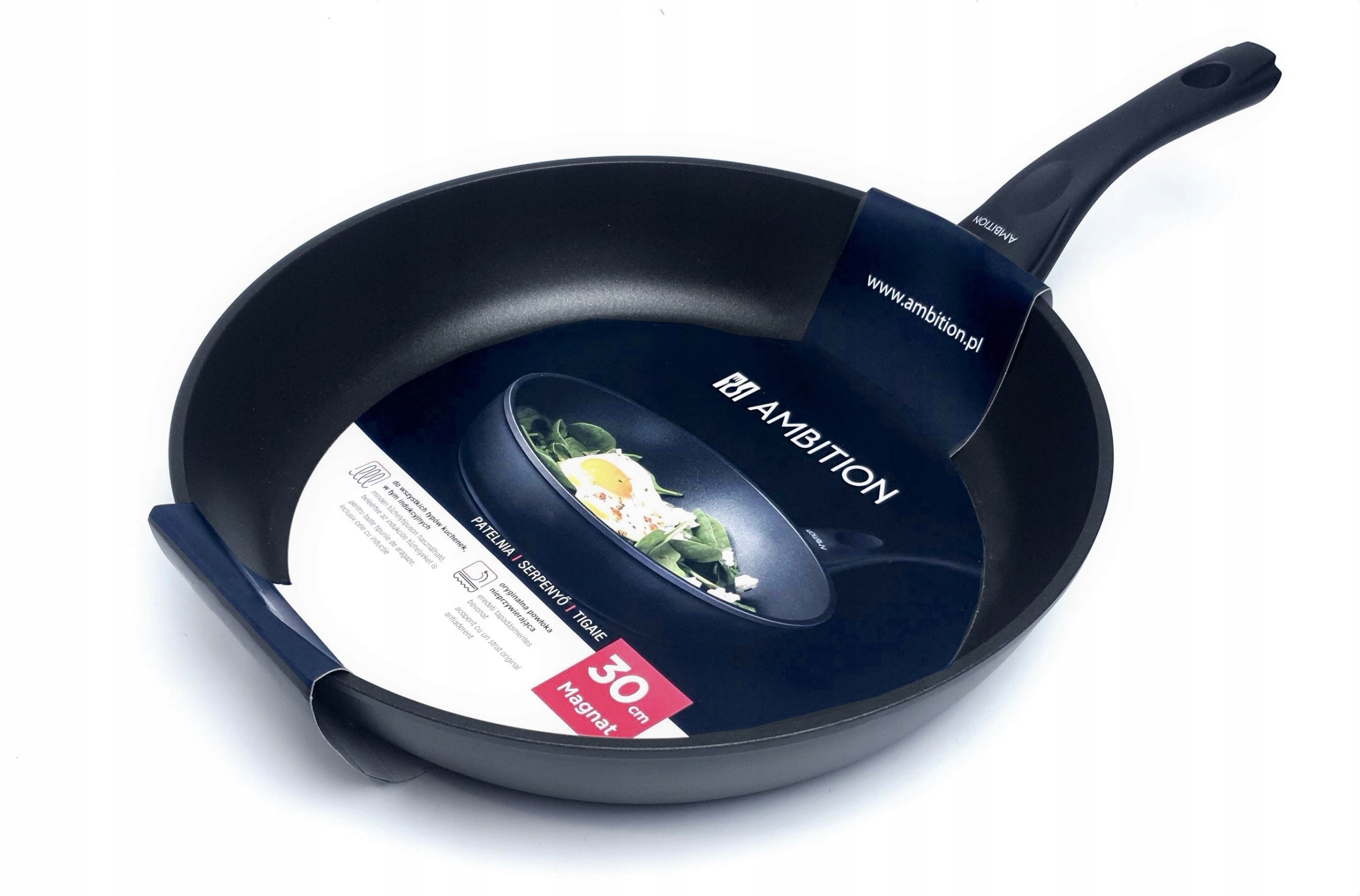 

Patelnia Ambition Magnat 30CM Gruba Solidna