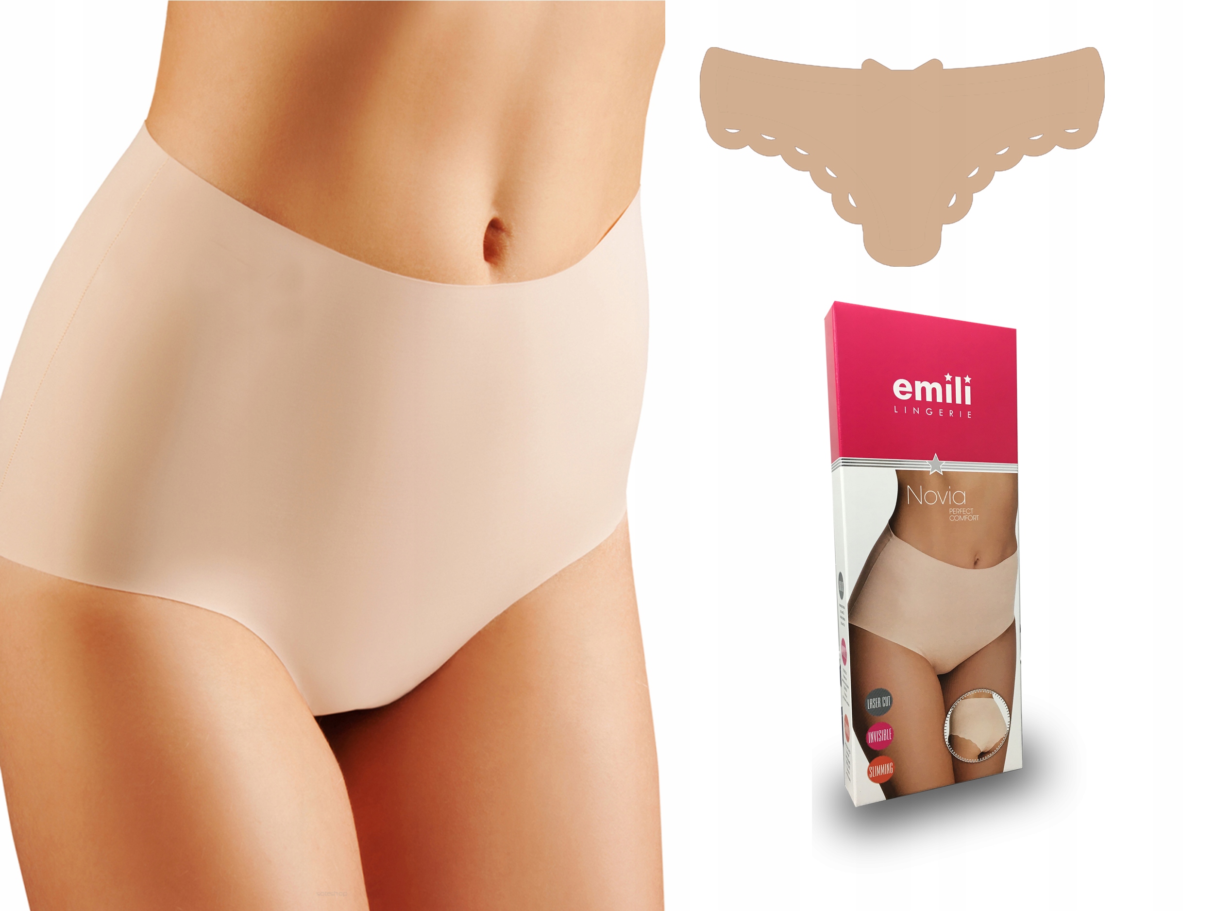 

Emili Novia Figi Wyszczuplające Bawełna beżowy L