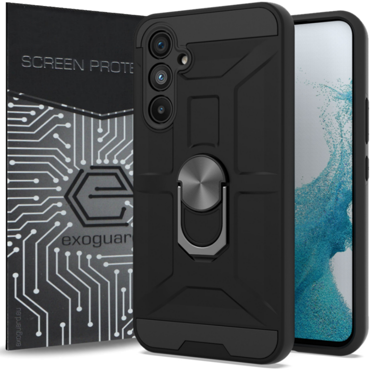 

Case Etui Pancerne+szkło do Samsung Galaxy A54 5G