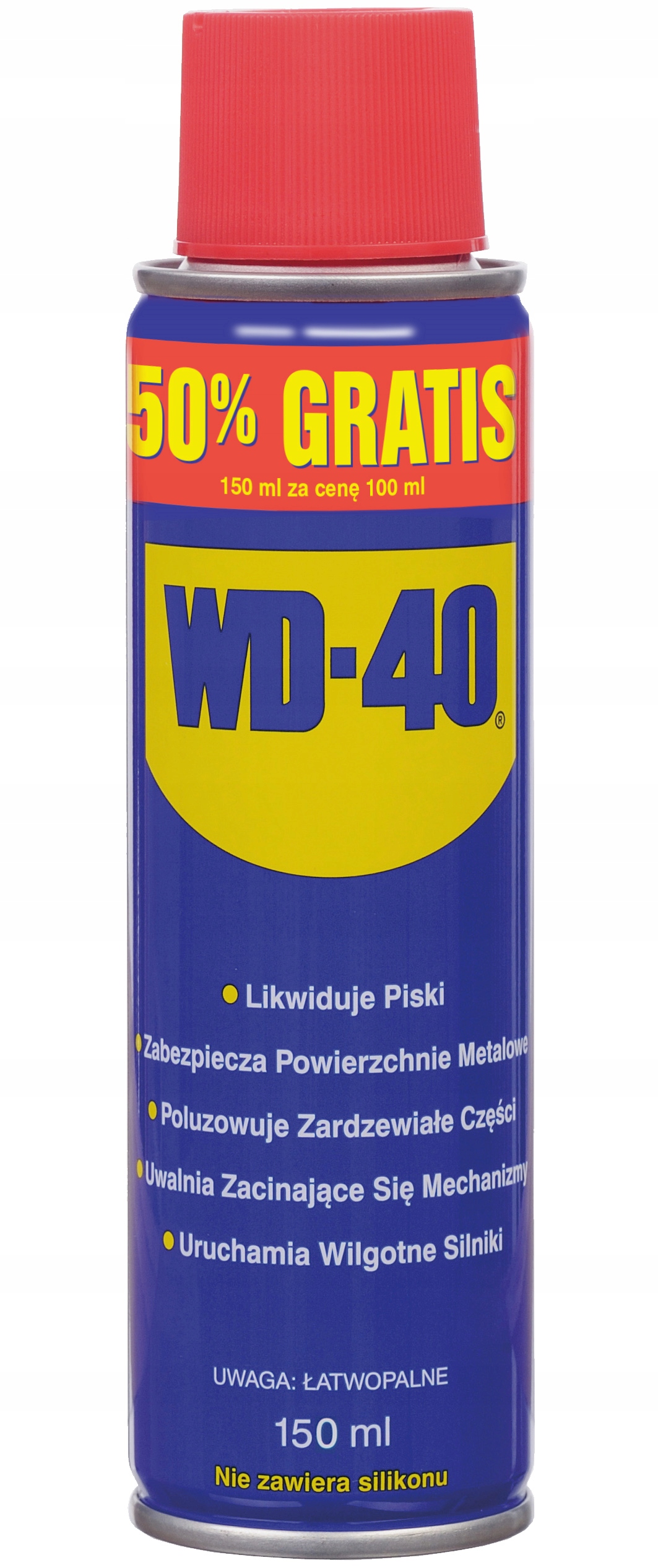 

WD-40 Preparat Wielofunkcyjny 100ML +50%