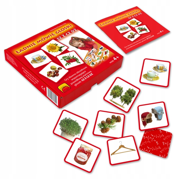 ŁADNIE MÓWIĘ GŁOSKI SZ, Ż, CZ, DŻ. GRY SŁOWNO-OBRAZKOWE – WYMOWA GŁOSEK Kod producenta 5907799617042