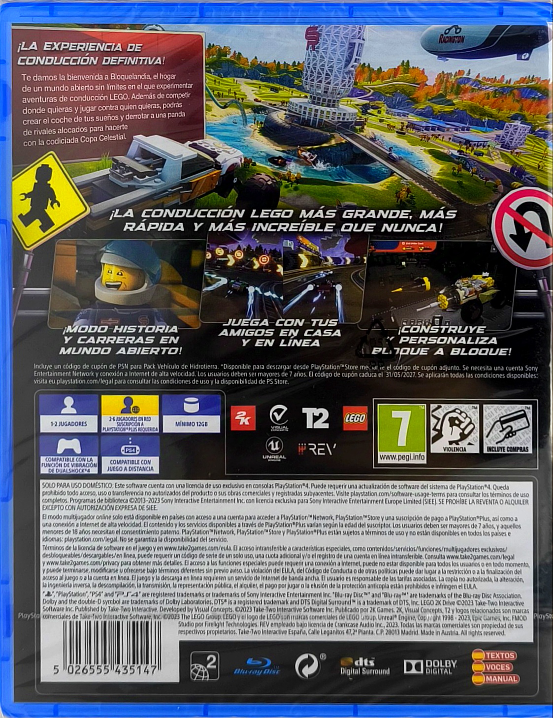 LEGO 2K DRIVE / NOWA / PO POLSKU / PS4 Producent Visual Entertainment and Technologies