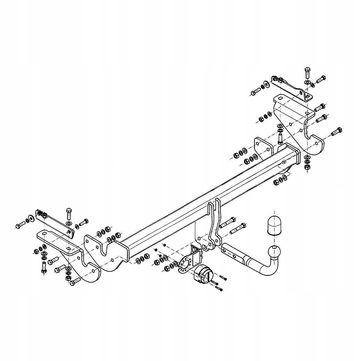 Hak holowniczy Renault Kadjar I 1 Crossover od 15 MODUŁ 13 PIN GRATIS Nowy Producent Steinhof