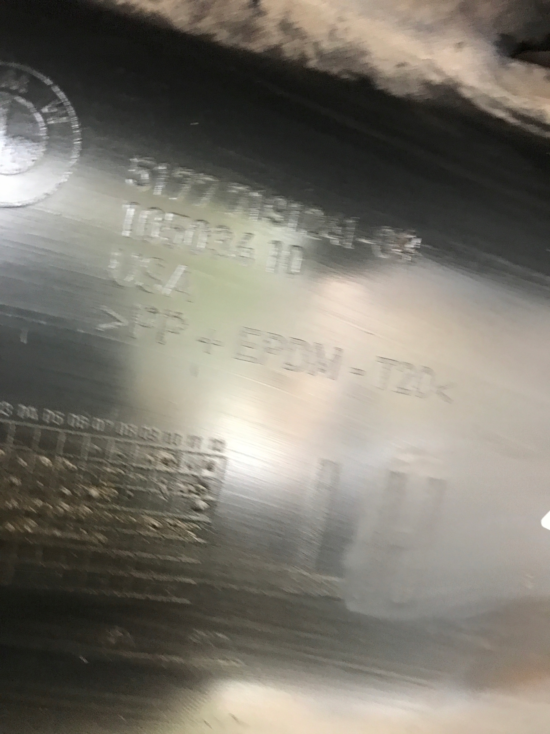 moulding threshold left BMW X5 E70 7191241