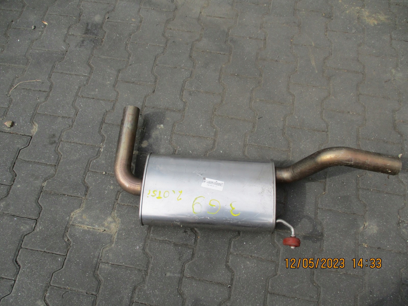 muffler, exhaust VW PASSAT B8 3G9 2,0TSI 3Q5253411AA