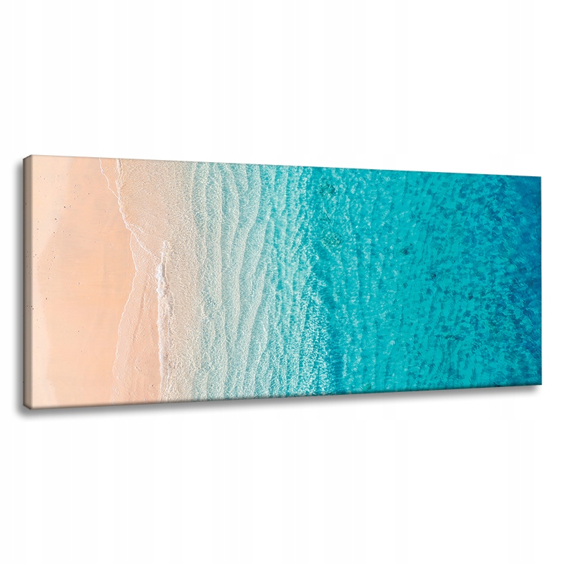 Obraz na plátně Pláž a Moře Voda Vlny Příroda 120x60 cm