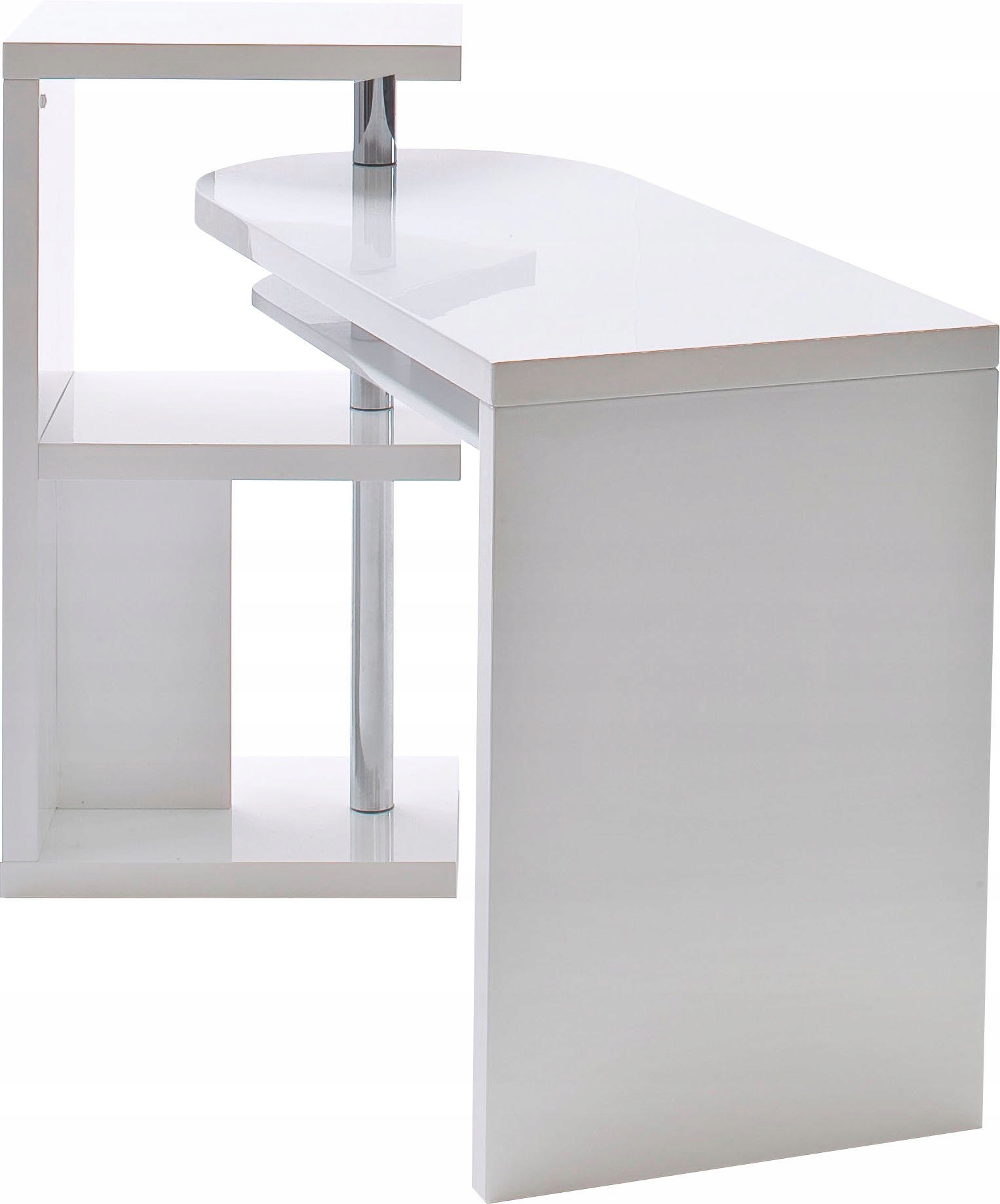 Biurko białe ruchome wysoki połysk Mateo Kolekcja inna