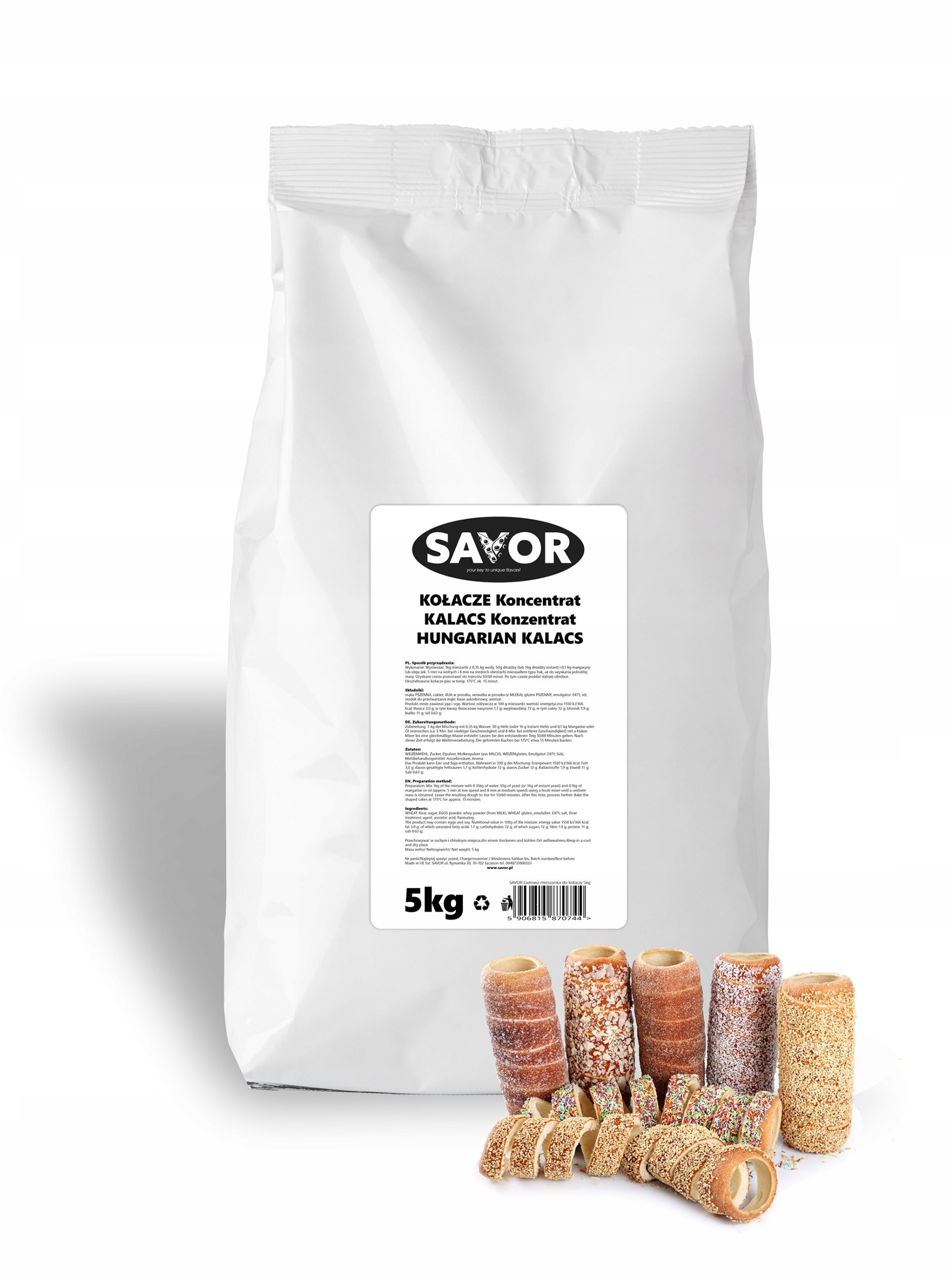 Levně Směs Savor pro Kurtosza Kołacza 5 kg, vynikající sladký mix