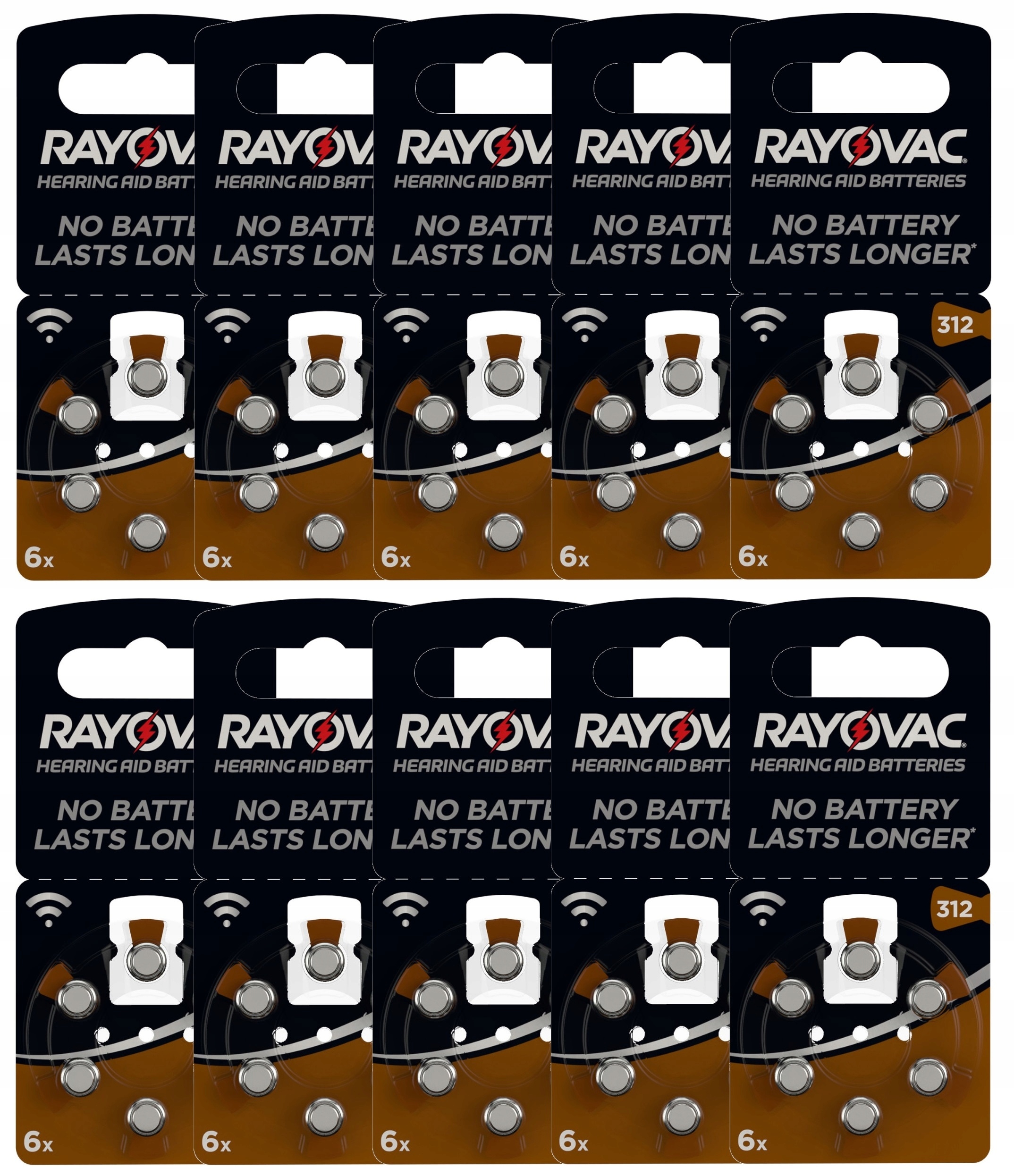 

bateria słuchowa Rayovac Acoustic 312 60 szt.