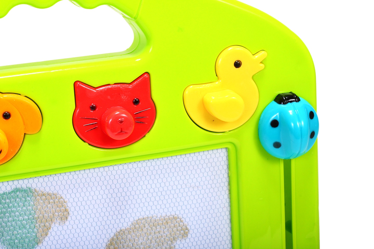 ZNIKOPIS KOLOROWY TABLICA MAGNETYCZNA STEMPELKI ZWIERZĄTKA DLA DZIECI Głębokość produktu 31 cm