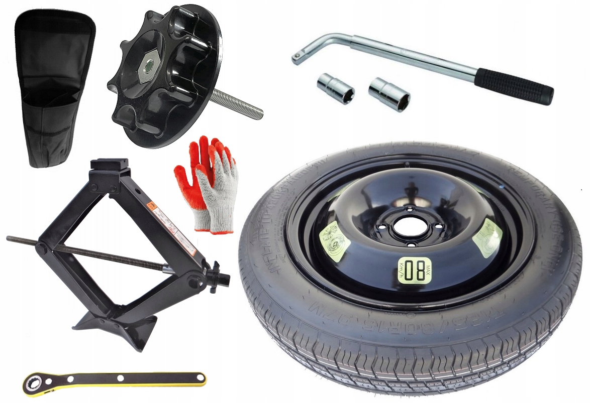 nové Dojezdové Kolo R16 Ford Fiesta MK8 (2017-současnost) Sada (šroub)