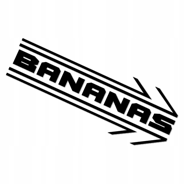 

Bananas Naklejka tuning firma wlepka 15 cm