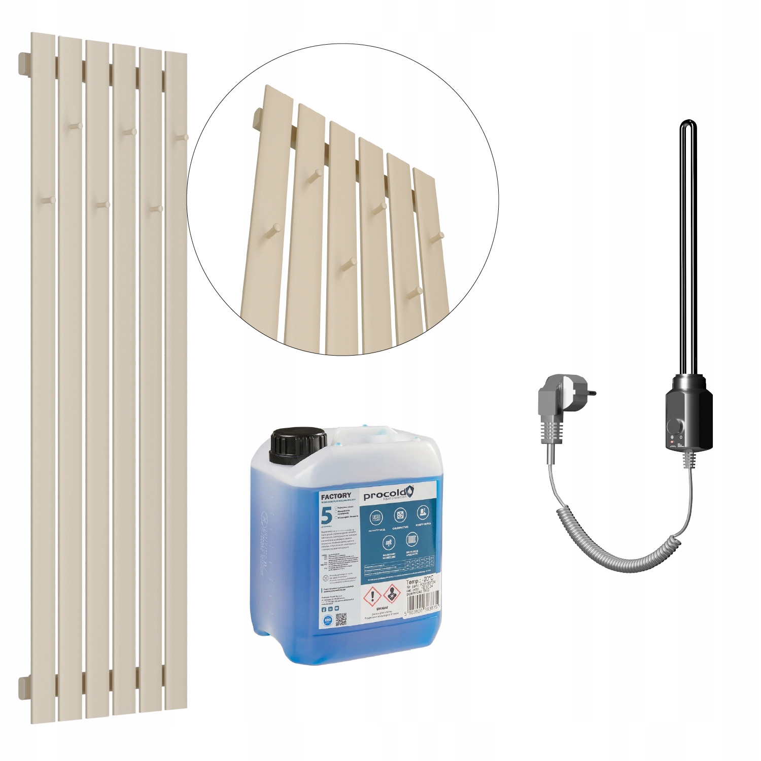 Set Elektrický ohřívač Bellohook 100x45 quartz 1