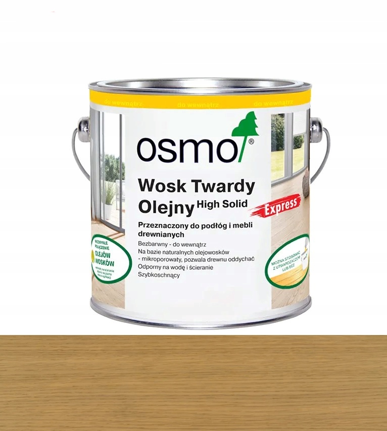 OSMO WOSK TWARDY OLEJNY BEZBARWNY MATOWY 3062 0,75L