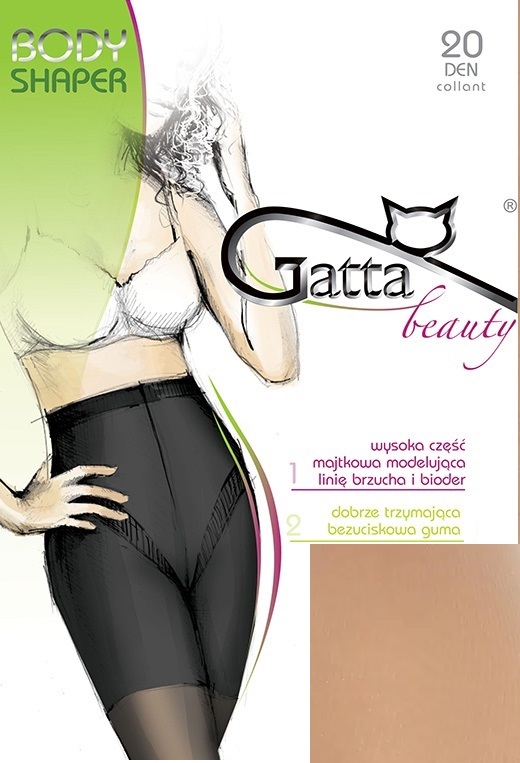 Rajstopy modelujące Gatta Body Shaper Daino 5-XL