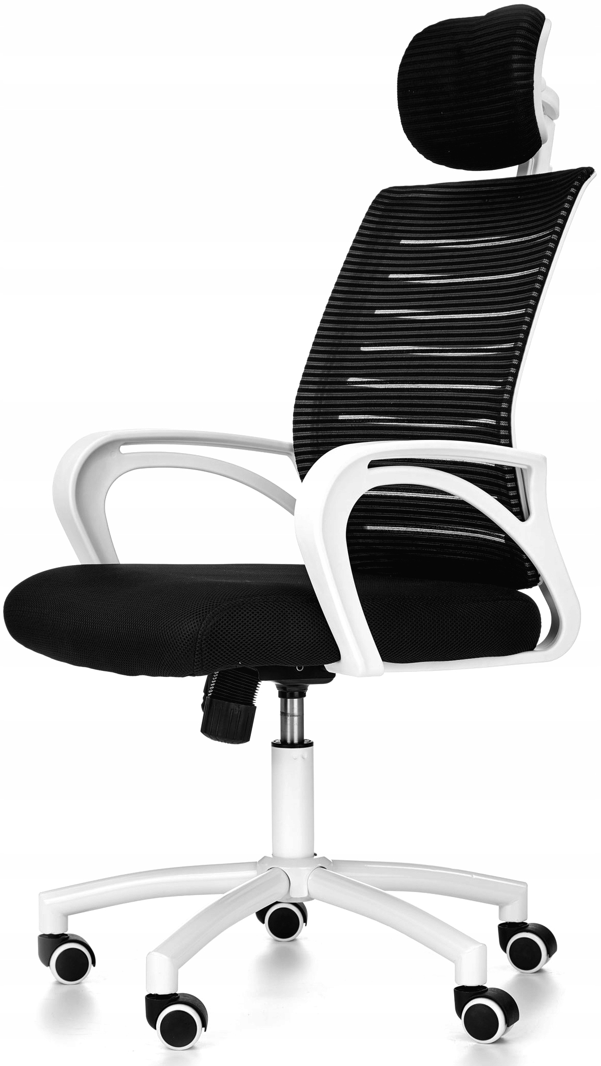 Krzesło biurowe obrotowe białe SOCKET Halmar Szerokość siedziska 51 cm