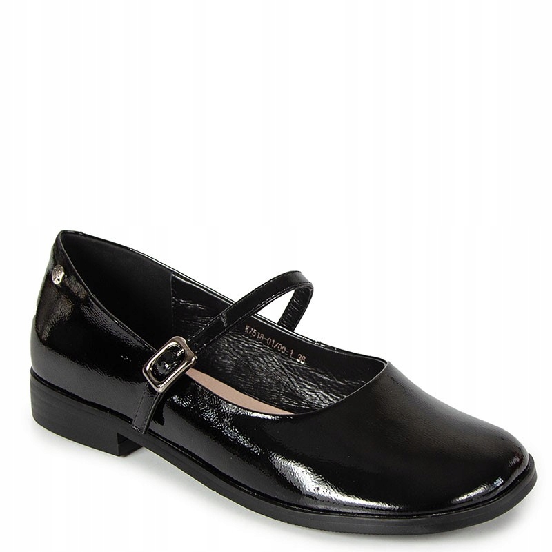 Maciejka P7518-01/00-1 Černé Kožené Baleríny Polobotky Barefoot 37
