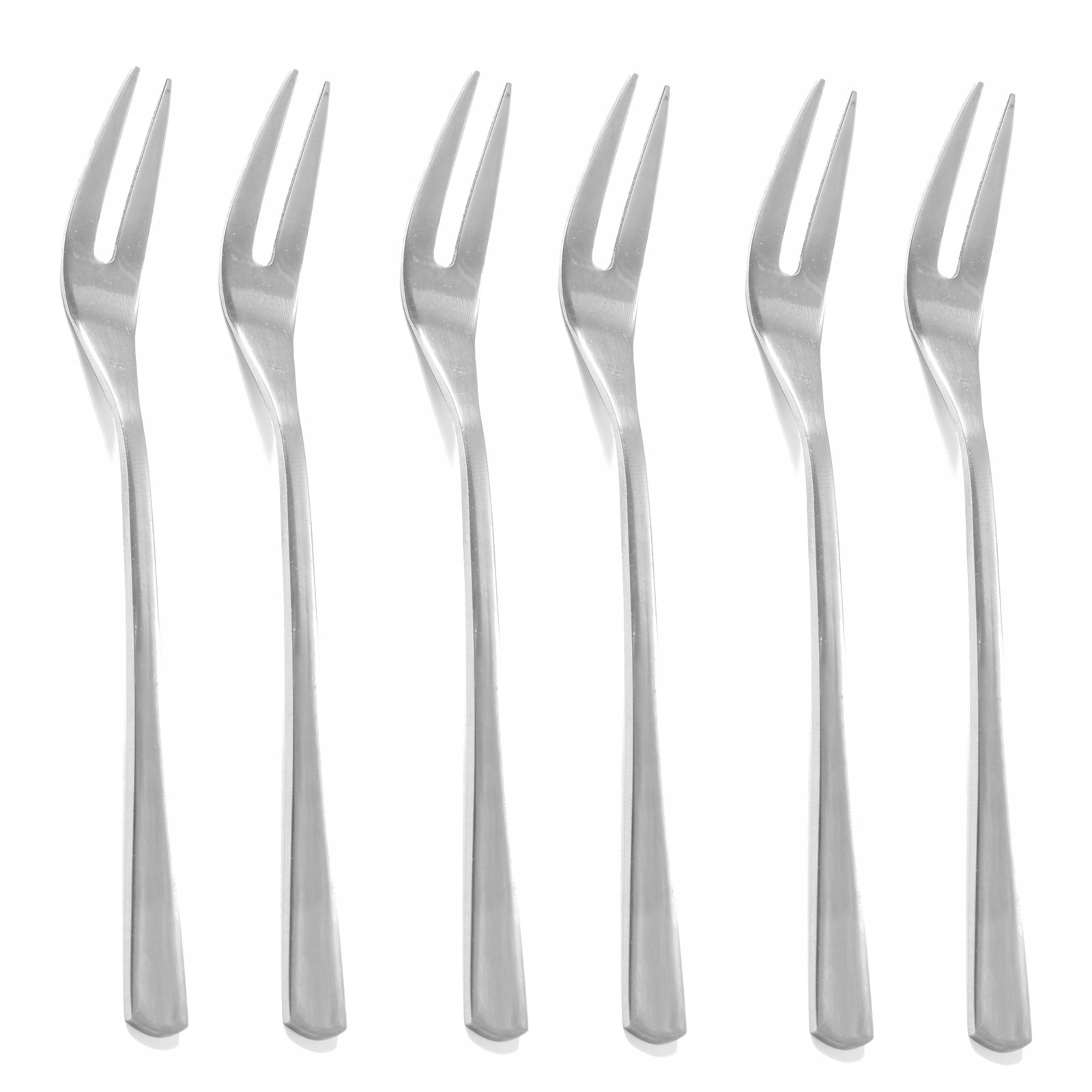 Widelczyki Widelce Do Ślimaków Komplet 6 szt. Wykończenie połysk