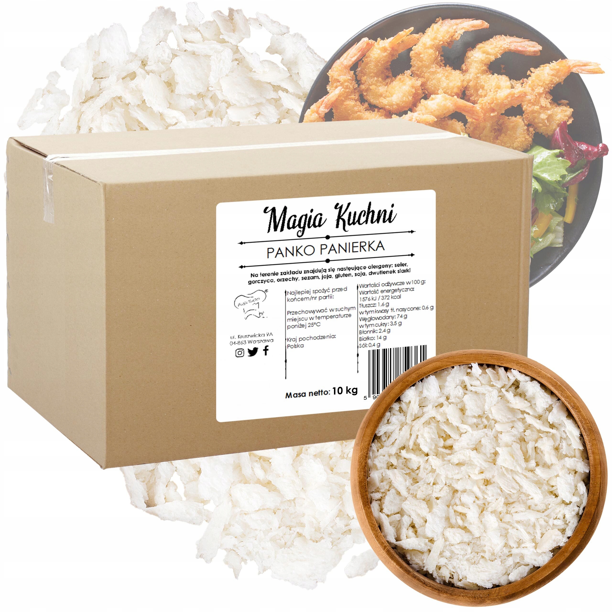 Obalovací Směs Panko Strouhanka Japonského Typu 10 x 1 kg