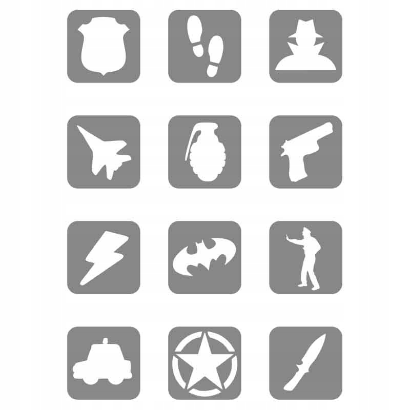 Szablony Do Tatuaży Brokatowych Na Służbie Mały