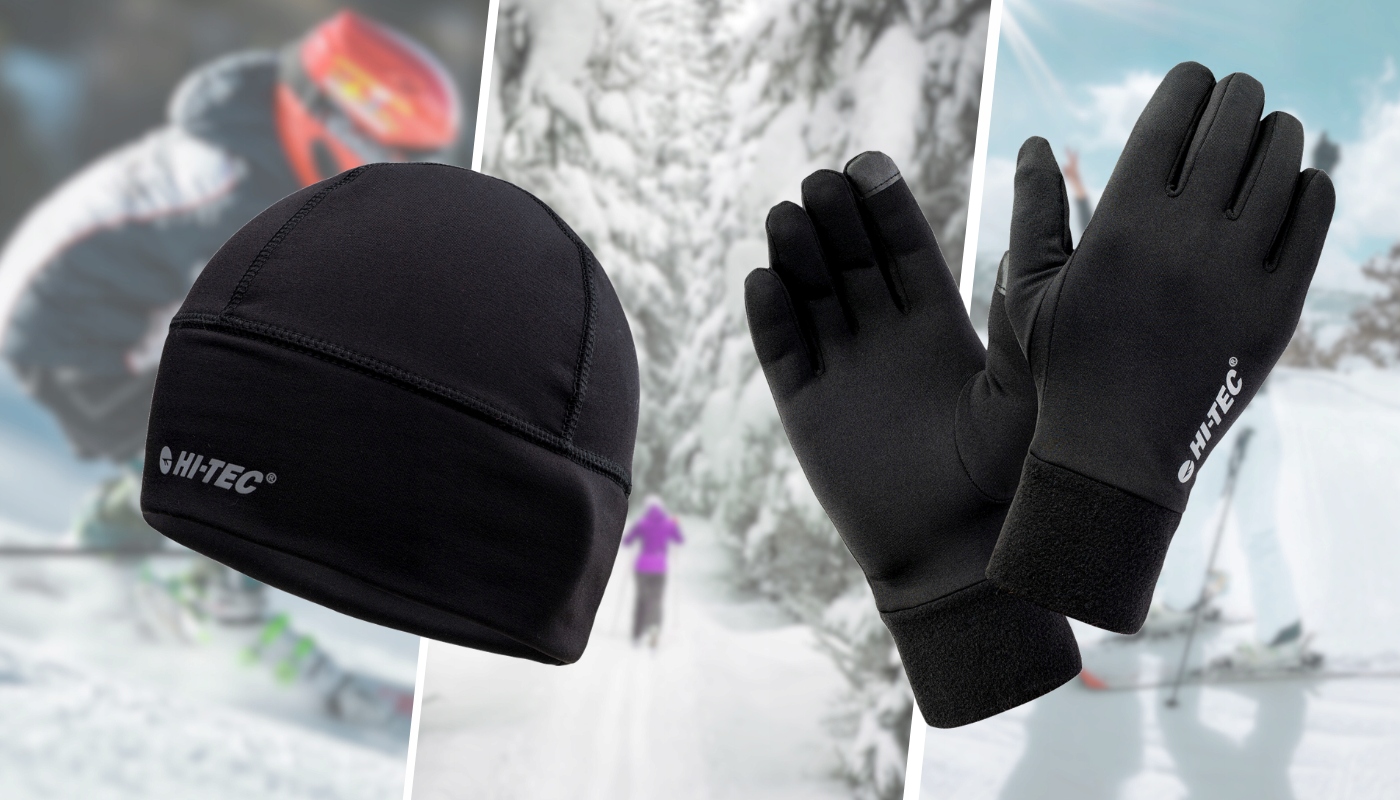 RĘKAWICZKI CZAPKA TERMOAKTYWNA KOMPLET DO BIEGANIA SPORTOWY JOGGING S/M Cechy dodatkowe elementy odblaskowe