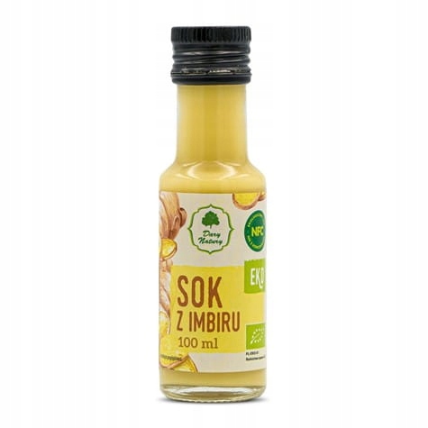 

Sok z imbiru ekologiczny 100ml Dary Natury