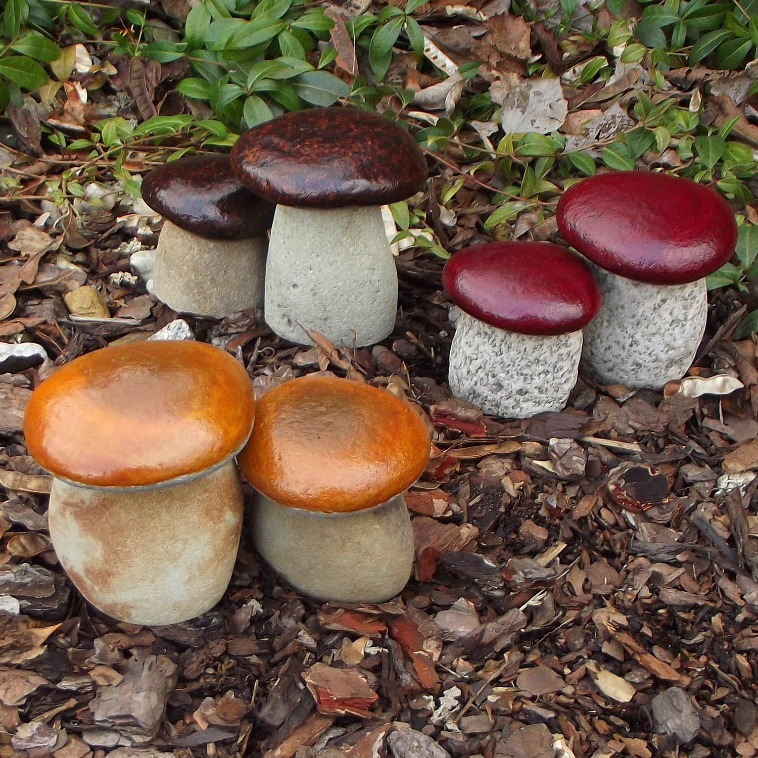 ozdoba do ogrodu grzybki zestaw 6szt ładny prezent Typ rzeźba (figura)