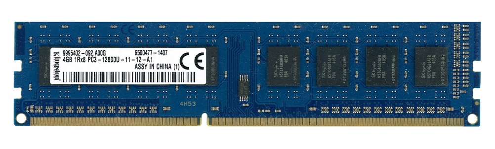 Kingston 4GB DDR3 1600MHz PC3-12800U Non-ecc