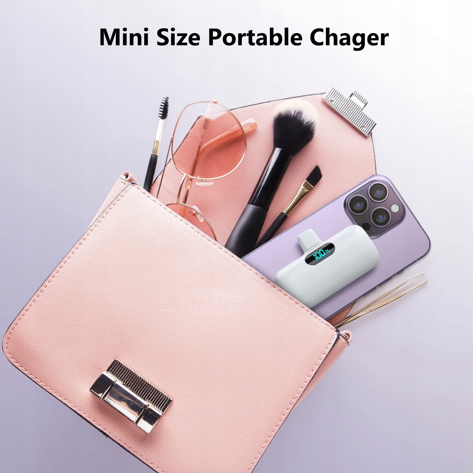 FEOB Power Bank USB C 5000mAh Szybkie Ładowanie LCD Kompatybilny Samsung — miniatura 7