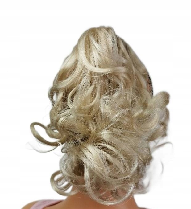 Krásná příčesek Elvira dopinka světlá blond T88-Nwssaja salon paruk
