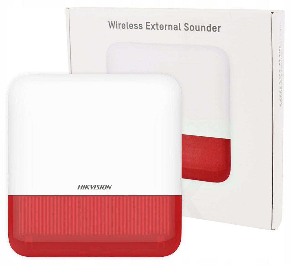 Venkovní alarmová siréna pro Ax Pro Hikvision DS-PS1-E-WE/RED
