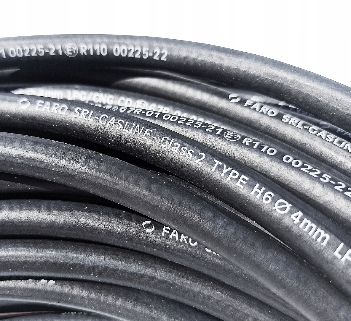 WĄŻ PRZEWÓD LPG GAZOWY FARO SRL 4.5 BAR 4MM Fi4