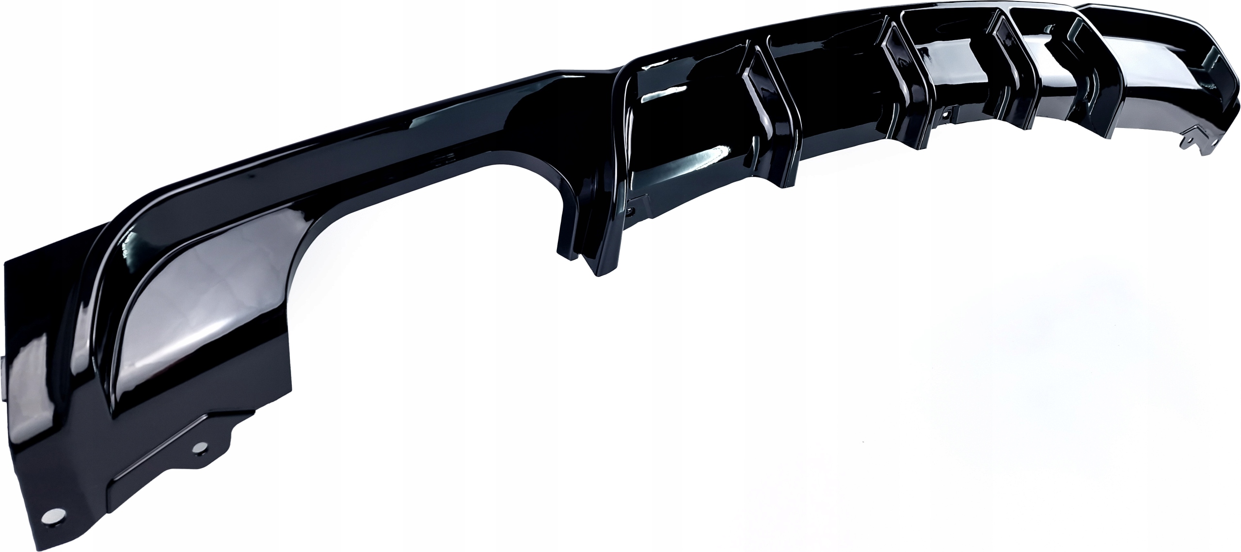 KAMEX-F30 F31 - Дифузор спойлер спідниця BMW F30 подвійний вихлоп