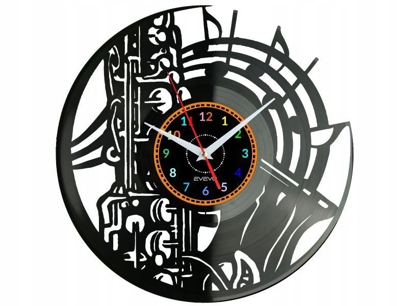 Jazzová hudba Nástěnné hodiny Vinylová deska Moderní dekorativní jako Dárek