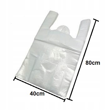 

Reklamówki jednorazowe Hdpe 40x80 18kg 100 szt.