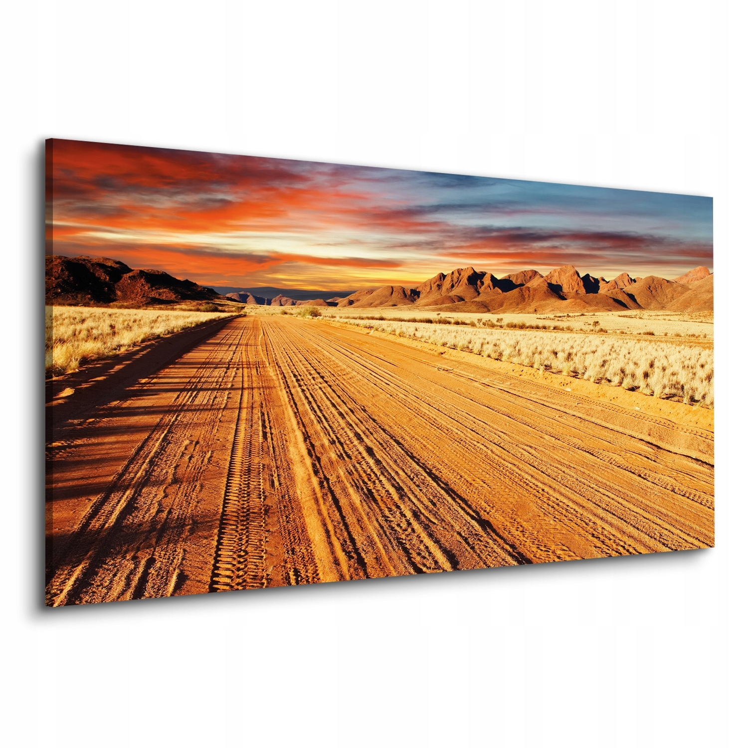 Fotografie na plátně 120x60 Poušť, cesta, nebe