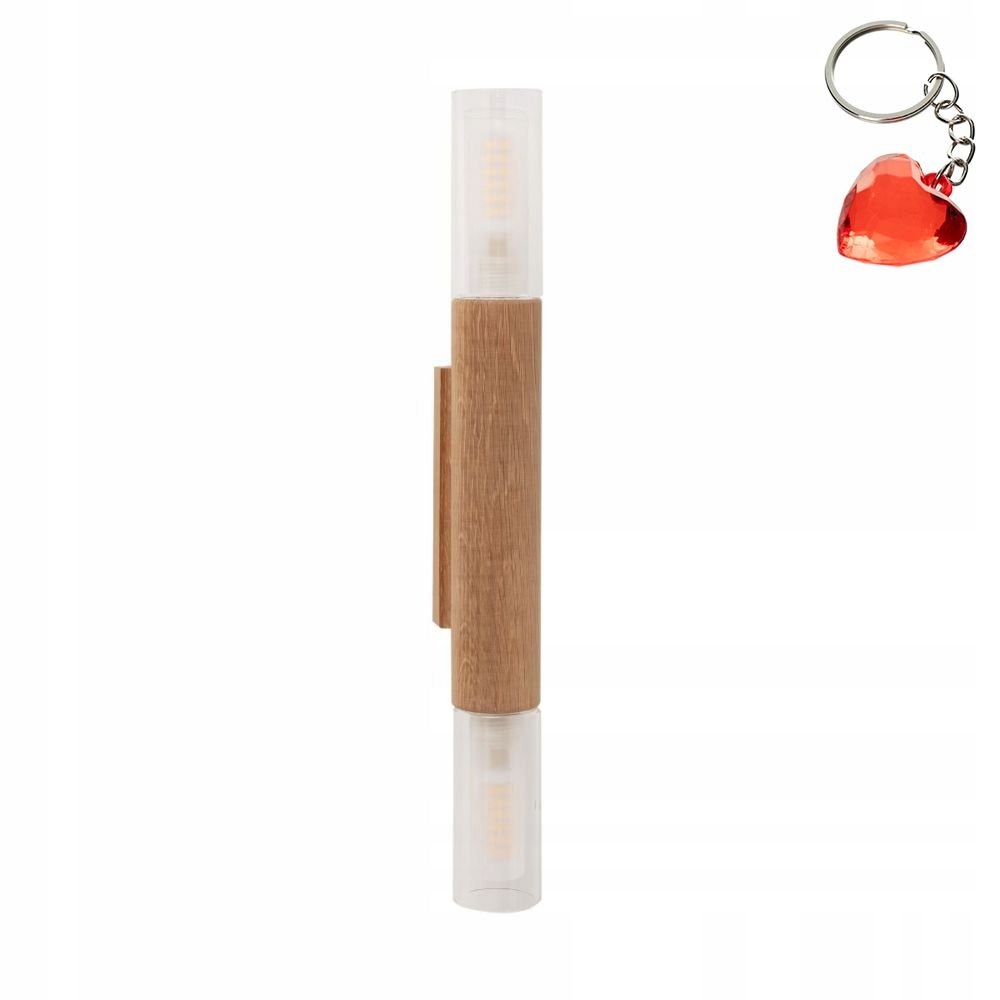 Nástenné svietidlo do obývačky 2xG9 hnedé sklo Madera 6620103 Zuma Line