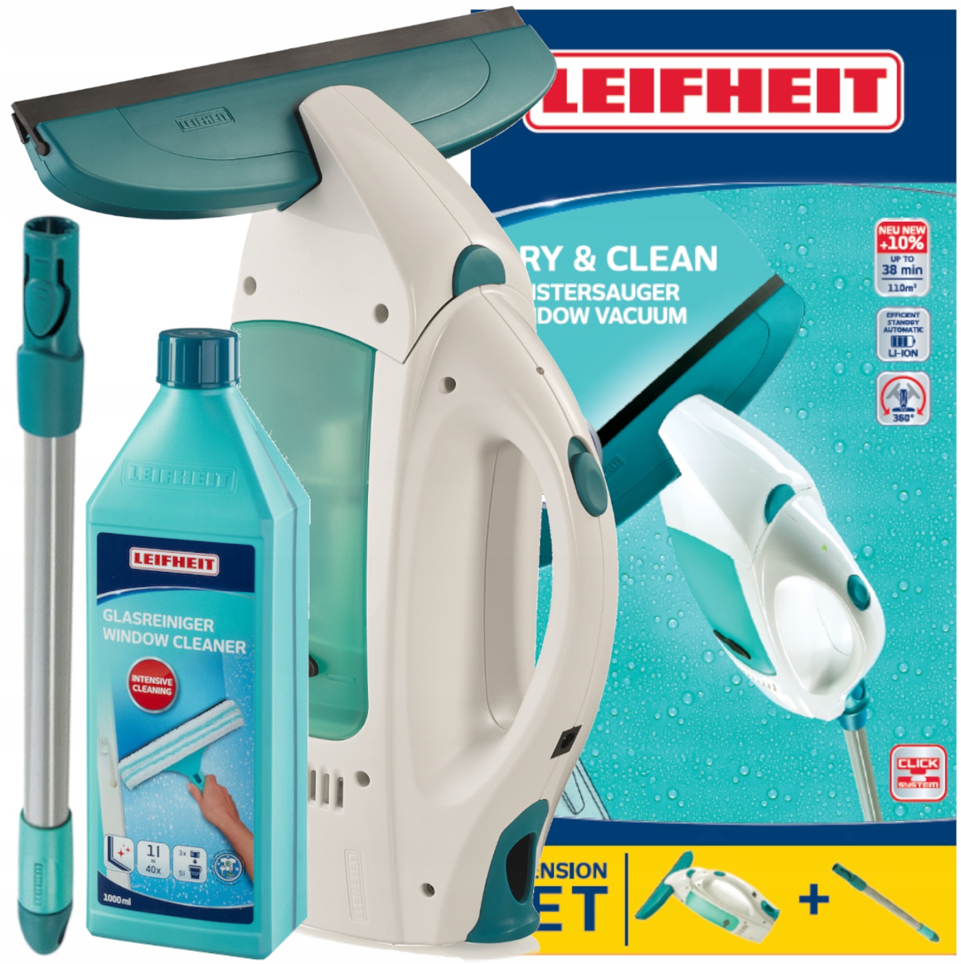 

Myjka Do Okien Szyb Z Drązkiem 43cm Leifheit Płyn