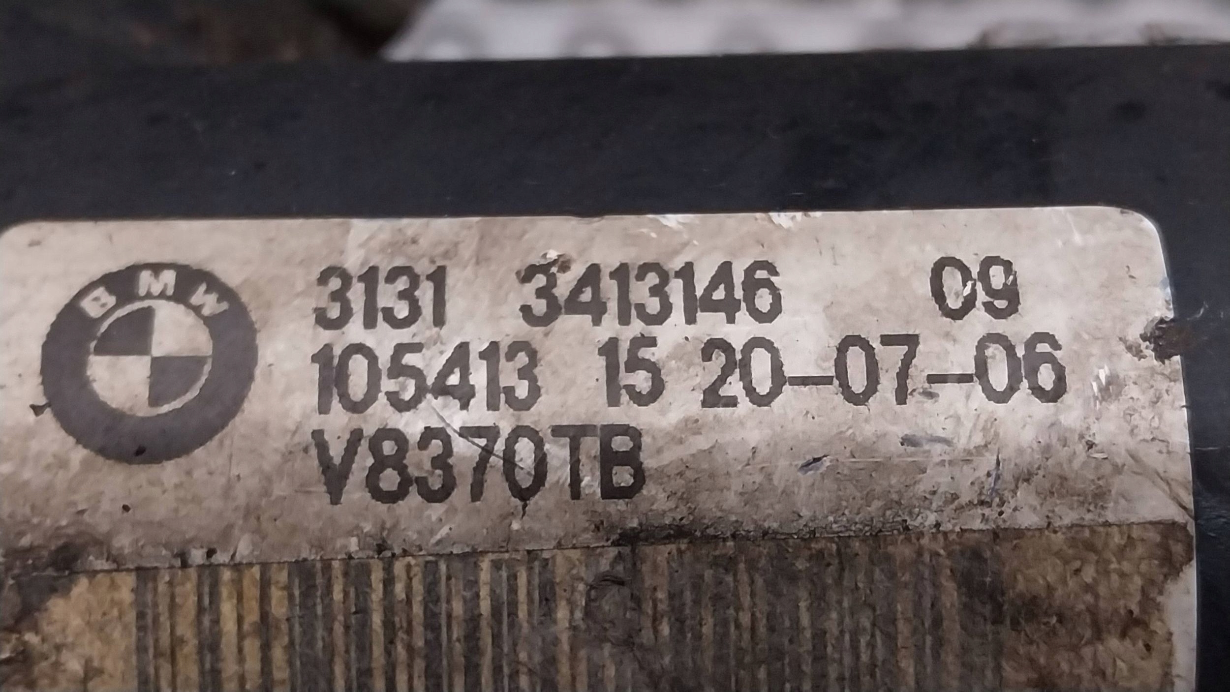 shock absorber right front 3413146 BMW X3 E83 2.0D XDRIVE