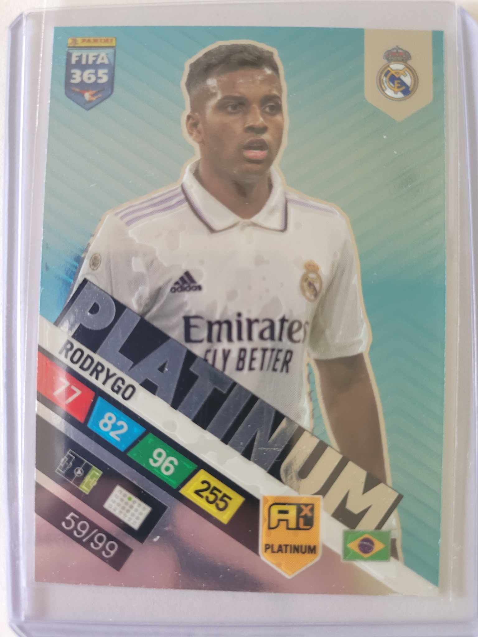 Fifa 365 Platinum Blue Rodrygo 59/99