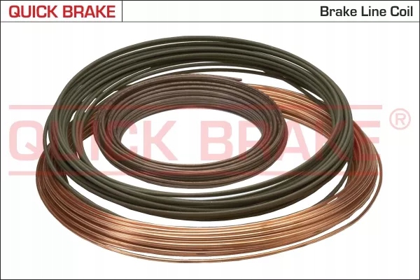 Quick Brake Brzdová Hadica Dĺžka 25 M Meď Nikel Bez Koncoviek 4,76 MM