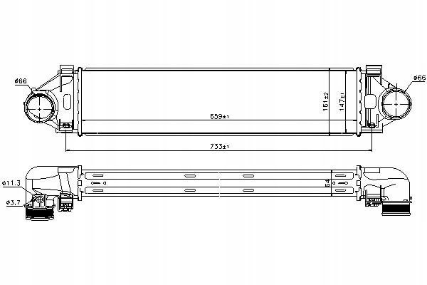 NISSENS INTERCOOLER LAND ROVER FREELANDER 2 2.0 SI Producent części Nissens